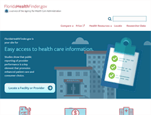 Tablet Screenshot of floridahealthfinder.gov